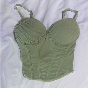 Windsor Green Corset buster Top
